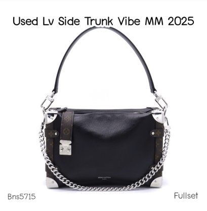 Louis Vuitton SIDE TRUNK VIBE MM BLACK/MONOGRAM 2025