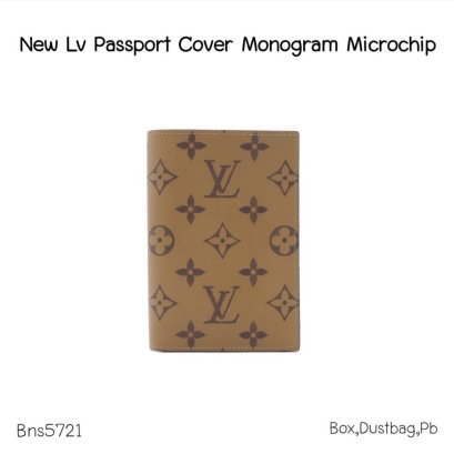 Louis Vuitton PASSPORT COVER MONOGRAM REVERSE MICROCHIP