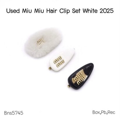 Miumiu HAIR CLIP SET 2025