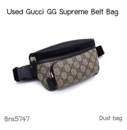 Gucci GG SUPREME BELT BAG