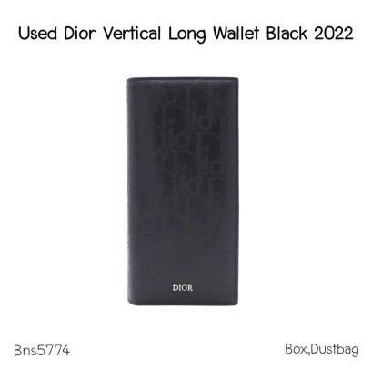 Dior LONG WALLET BLACK 2022