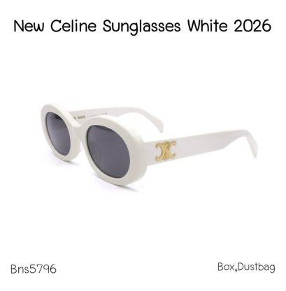 Celine SUNGLASSES WHITE