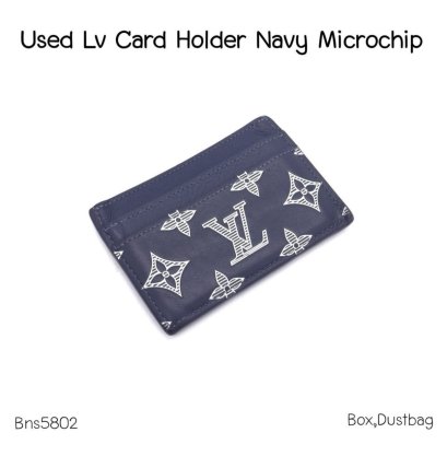 Louis Vuitton CARD HOLDER NEVY MICROCHIP