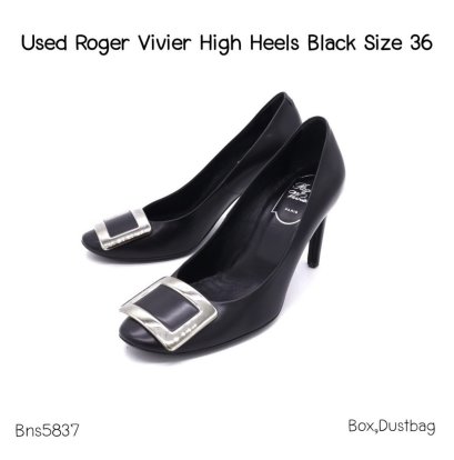 Roger Vivier HIGH HEELS BLACK SIZE 36