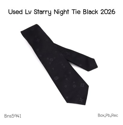 Louis Vuitton STARRY NIGHT TIE BLACK 2026