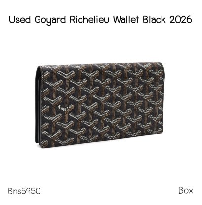 Goyard RICHELIEU WALLET NOIR 2026