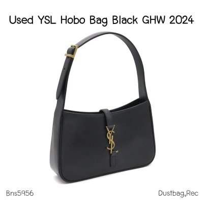 ํYSl HOBO BLACK GHW 2024