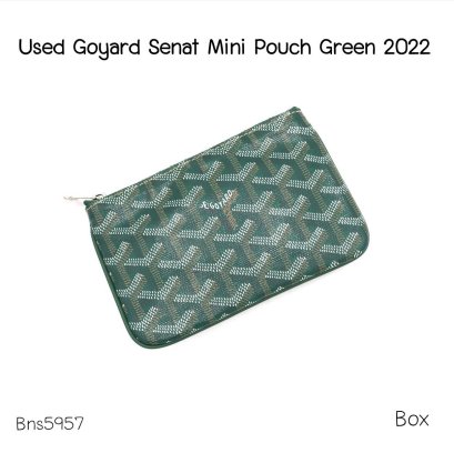 Goyard SENAT MINI POUCH GREEN 2022