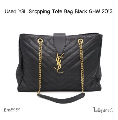 YSL SHOULDER BAG BLACK GHW
