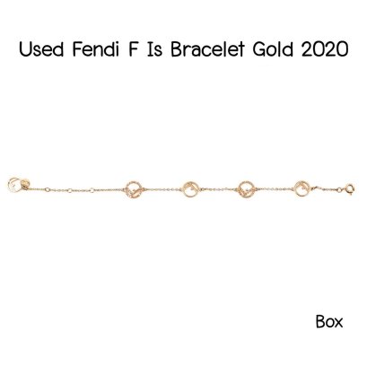 Fendi F IS BRACELET GOLD 2020