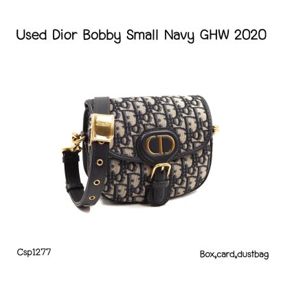 Dior BOBBY SMALL NAVY GHW 2020