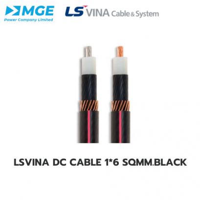 LSVINA DC Cable 1*6 sqmm.Black