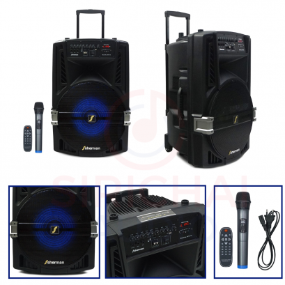 Sherman ลำโพงอเนกประสงค์ ขนาด 18 นิ้ว รุ่น APS118