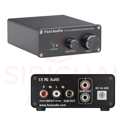 SUB amp Fosi Audio รุ่น TP-02 Subwoofer Amplifier ClassD ชิป TDA7498E