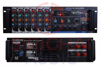 เพาเวอร์หน้าปรีเสียงตามสาย COMSON รุ่น AEC ( H แบบมีแม่ลายน์ )