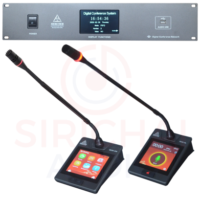 ไมค์ประชุมดิจิตอล MICROTECH รุ่น DCS1 หน้าจอสัมผัสTouch Screen