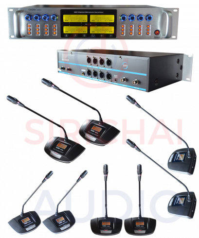 ไมค์ประชุมไร้สาย TADA รุ่น U8008 II (ชุด8ตัว) MARK 2