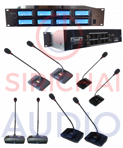 ไมค์ประชุมไร้สาย TADA รุ่น U888 (ชุด8ตัว)