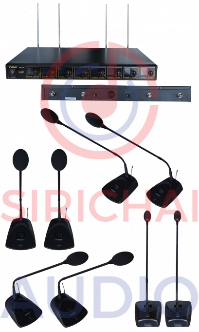 ชุดประชุมไร้สาย(8ท่าน) YUGO รุ่น WMP838 II