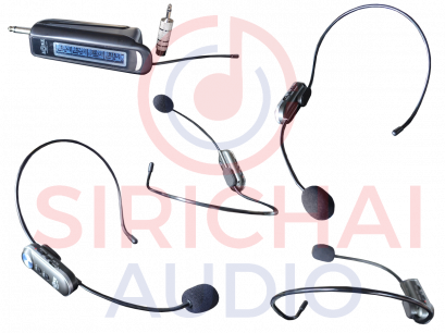 A-ONE ไมค์ลอย (ไมค์ครอบหัว 4 ตัว) PRO4T - คลื่นความถี่ UHF จูนได้