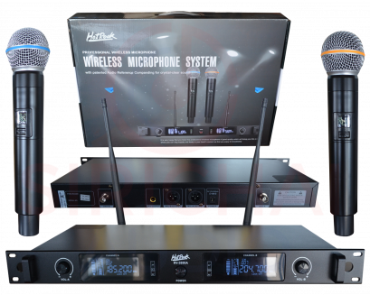 ไมค์ลอยคู่ Hotrock รุ่น RV3000a