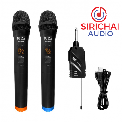 ไมค์ลอยคู่ NTS SN668 (คลื่นUHF)