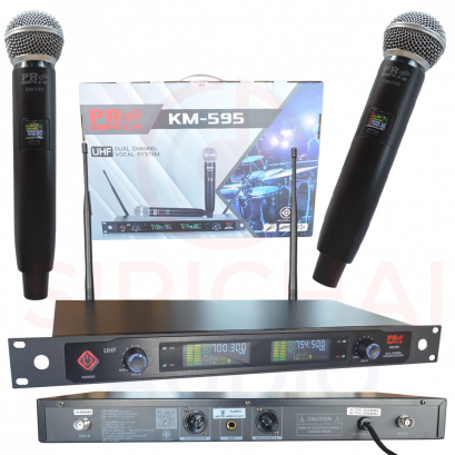 ไมค์ลอยคู่ PROPLUS รุ่น KM595 (คลื่นใหม่UHFแท้ - กสทช.)