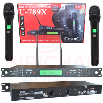 ไมค์ลอยคู่ CeanCE รุ่น U789X ปรับความถี่
