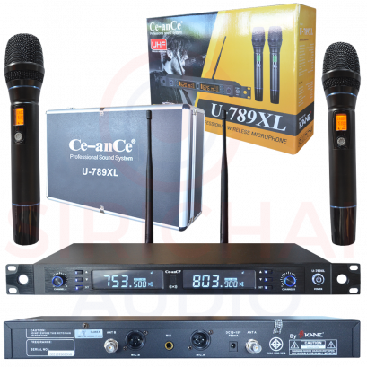 ไมค์ลอยคู่ ปรับคลื่นความถี่ CEANCE รุ่น U789XL