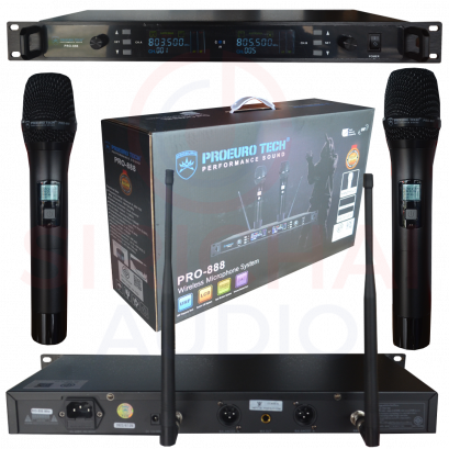 ไมค์ลอยคู่ PROEUROTECH รุ่น PRO888