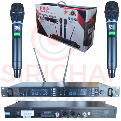 ไมค์ลอยคู่ ปรับความถี่ PROPLUS รุ่น XM111