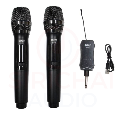 ไมค์ลอยคู่ NPE รุ่น PW52 อลูมิเนียมUHF