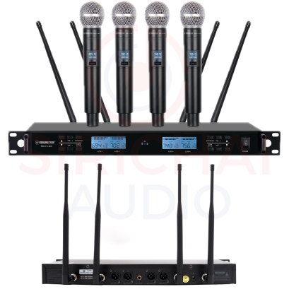 ไมค์ลอย4ตัว PROEUROTECH รุ่น PRO111-4CH