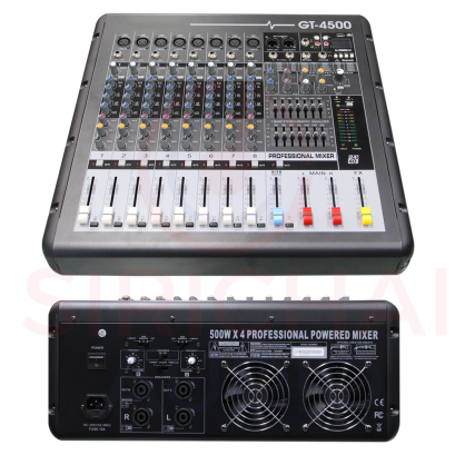 เพาเวอร์มิกเซอร์4ชาแนล HOTROCK รุ่น GT4500