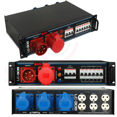 ปลั๊กRACK หม้อดึงไฟ3เฟส NPE รุ่น LC-306