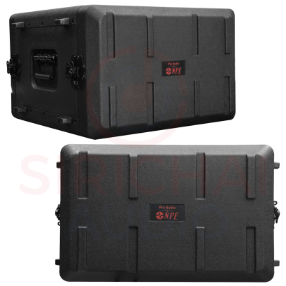 แร็ค NPE รุ่น PE6UM ลึก15นิ้ว โพลีเอทิลีน ตู้Rack กล่องใส่อุปกรณ์เครื่องเสียง rack แร็ค6U