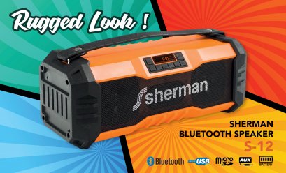 ลำโพง active SHERMAN รุ่น S-12