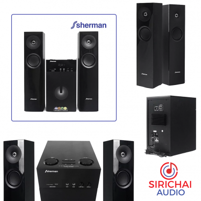 ชุดลำโพง SHERMAN (Active 2.1Ch) - Bluetooth รุ่น SB-66B3B