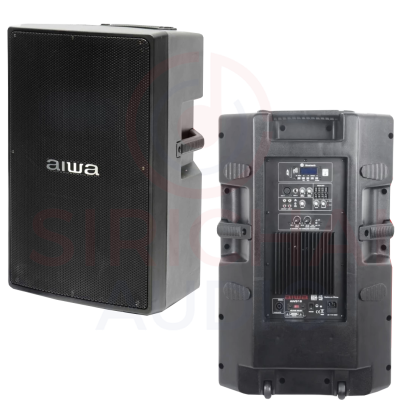 ลำโพง18นิ้ว AIWA รุ่น AW918 (พ่วงซับได้ + ไมค์ลอยคู่)