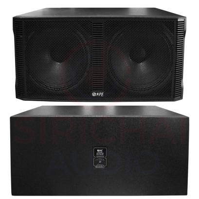 ตู้ลำโพง18นิ้ว ดอกคู่ Subwoofer NPE รุ่น SUB-218P