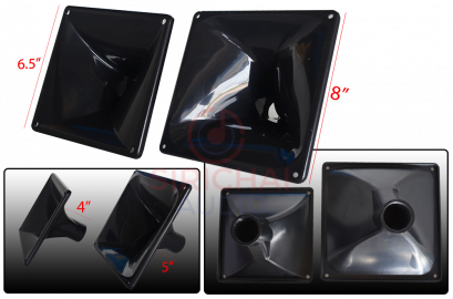 ปากเสียงแหลม NTS สีดำเงา (เกลียว)