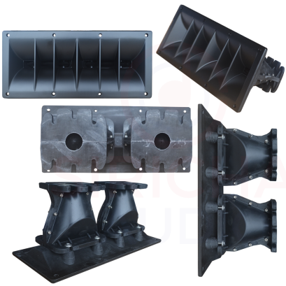 ปากคู่DOS LINE ARRAY รุ่น XZ32 ก้นคู่2ยูนิต รู1นิ้ว