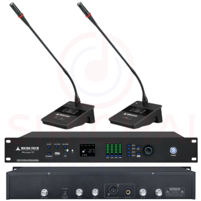 ไมค์ประชุมไร้สาย แบบมีประธาน MICROTECH รุ่น MICROSYS (มีแบตเตอรีในตัว)