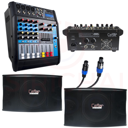 ชุดเครื่องเสียง ลำโพงคาราโอเกะ CEFLAR รุ่น CL10