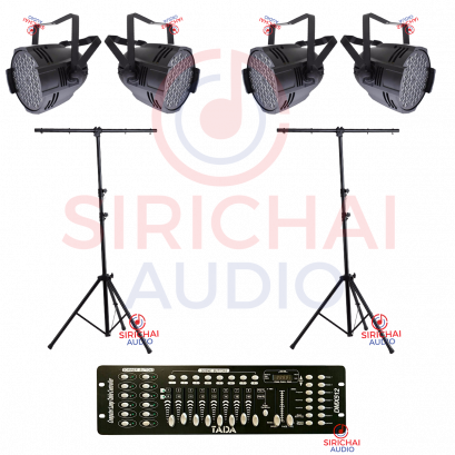 ชุดไฟพาร์(4ดวง) &amp; ขาแขวน(2ชุด) &amp; บอร์ดควบคุมไฟพาร์