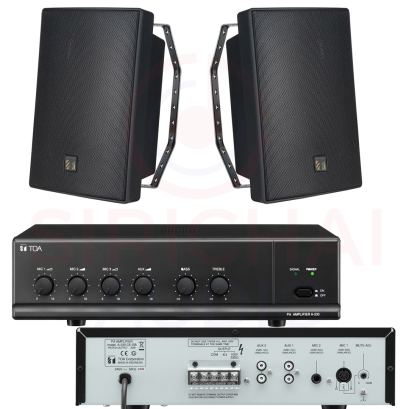 ชุดเครื่องเสียงร้านอาหาร TOA รุ่น ABS2030