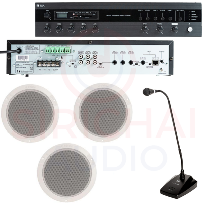 ชุดเครื่องเสียงอาคาร โรงพยาบาล โรงเรียน TOA รุ่น Building3224