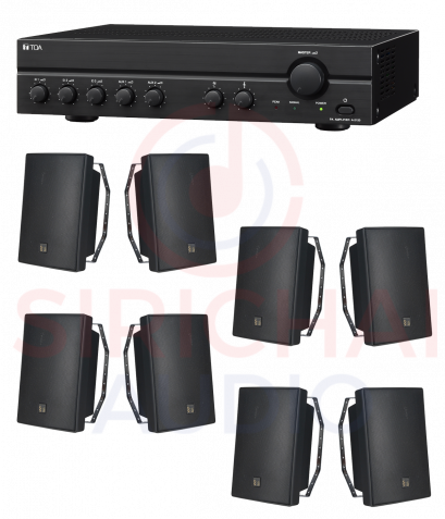 ชุดSET เครื่องเสียง TOA (ร้านขนาดใหญ่)