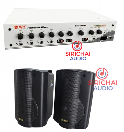 ชุดSET เครื่องเสียง NPE (ร้านขนาดเล็ก)