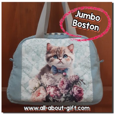 Jumbo Boston ลายแมว ด้านหน้า